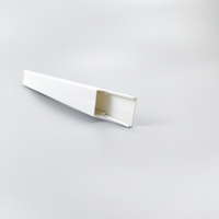 Perfil de PVC Extruido OEM para Cables, Corte Personalizado, Perfil LED de Plástico, Protección Antiestática ESD, Resistente al Fuego, Sellado para Iluminación