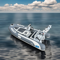 Bateau de pêche ponton gonflable certifié CE de 10 pieds avec ensemble combiné de moteur pour le style sportif d'aviron de lac