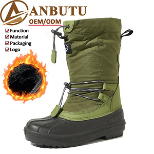 Botas de Nieve Impermeables para Hombre y <span class=keywords><strong>Mujer</strong></span>, Suela de TPR, Parte Superior de Oxford, Forro de Piel Sintética, Cálidas y Térmicas, para <span class=keywords><strong>Senderismo</strong></span> al Aire Libre, Venta al Por Mayor - Product Image 1