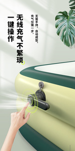<span class=keywords><strong>Piscine</strong></span> gonflable pliable rapide en PVC pour le voyage, la randonnée, le <span class=keywords><strong>camping</strong></span> et les activités de plein air - Product Image 3