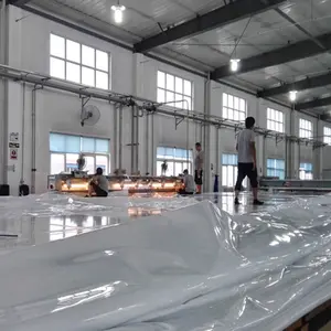 Película de ETFE para techo de invernadero, material de estructura de membrana transparente, impermeable, precio de fábrica