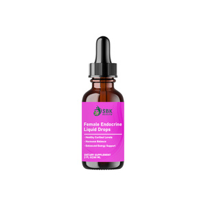Gotas líquidas endocrinas femeninas más vendidas con riboflavina, suplemento herbario para la menopausia, gotas líquidas para un nivel de cortisol saludable - Product Image 1