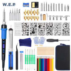Outils d'art <span class=keywords><strong>pour</strong></span> la <span class=keywords><strong>pyrogravure</strong></span>, écran LCD, kit professionnel de <span class=keywords><strong>pyrogravure</strong></span> numérique avec stylo de <span class=keywords><strong>pyrogravure</strong></span> WEP 928D-I, outils de <span class=keywords><strong>pyrogravure</strong></span> sur <span class=keywords><strong>bois</strong></span> - Product Image 3