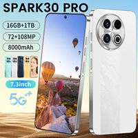 Teléfono Inteligente para Juegos Tecno Spark 30 Pro+ de 7.3 Pulgadas, 16 GB, 1 TB de ROM, 4K, 120 Hz, LTE, Cámara de 108 MP, Carga Inalámbrica Francesa, Doble SIM