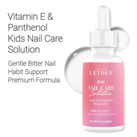 Vernis à ongles anti-rongeure pour enfants à marque privée, formule douce et amère à la vitamine E, séchage rapide, non tachant, soin des ongles pour enfants