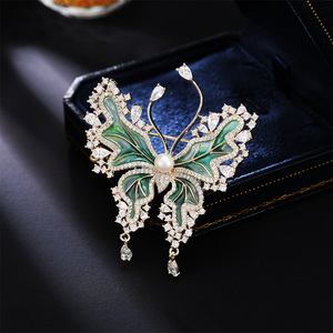 Broche papillon de luxe BIDI, perle d'eau douce vintage, cadeau de mariage et de fiançailles, accessoires pour femmes - Product Image 2