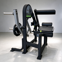 Machine de musculation dorsale à pression indépendante, robuste, en acier, de qualité commerciale, à charge par plaques, pour la musculation et la force en salle de sport
