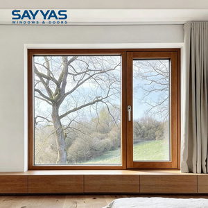 <span class=keywords><strong>Ventanas</strong></span> de Madera Revestidas de Aluminio Abatibles SAYYAS F120, Herrajes de Cierre Multipunto, Clase de Hermeticidad al Aire 4, Estándar Europeo - Product Image 1