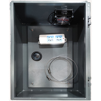 Boîtier de sécurité CCTV extérieur en tôle galvanisée de haute qualité, personnalisable, Wi-Fi/lan câblé, IP55, étanche, noir