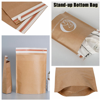 Sacs d'expédition en papier kraft écologiques et recyclables de qualité supérieure pour chaussures et vêtements, avec adhésif puissant et taille personnalisable