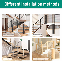 Villa moderne, garde-corps réglable en câble d'acier inoxydable 304, balcon, escalier, centre commercial, extérieur, bricolage, antistatique, salle de bain, jardin