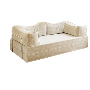 Modular Foam Compression Sofa Bed Foldable One Seat Removable Washable Modern Simple Living <b>Room</b> Long-term Sleeping Lazy - Product Image 5
