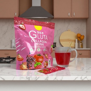 Poudre de traitement capillaire au collagène marin hydrolysé 7D, soin raffermissant pour le visage, à base de canneberge recombinante, coréen et thaïlandais - Product Image 2