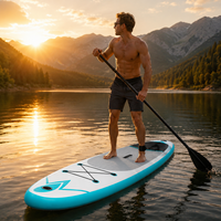 Planche de SUP gonflable tout usage avec pompe électrique, technologie Drop Stitch, gonflage/dégonflage rapide pour les eaux océaniques - Écologique