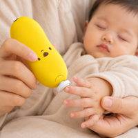 Lima de Uñas Eléctrica para Bebés, Lima de Uñas Eléctrica Segura de Primera Calidad, Kit de Cuidado de Uñas para un Tratamiento Suave de las Uñas de los Dedos de los Bebés
