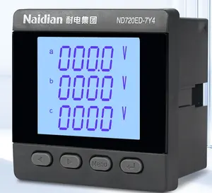جهاز قياس متعدد الوظائف من NAIDIAN بمنفذ مزود ببلورات سائل طراز ND960ED-9Y4 يتكون من 3 مراحل ومقاسات للأجزاء 92X92 ويتميز بقياسات متعددة الوظائف ومقاسات مخصصة