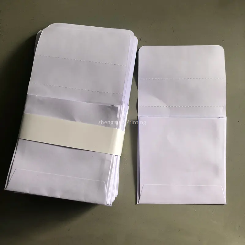 Envelope de impressão de logotipo personalizado, envelope de papel hmc 1.56 embalagem de lente óptica