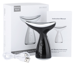 Vibración de calor V-Face Shaping Neck Beauty Device Tighten Skin Machine Anti Arrugas Envejecimiento Face And Neck Lifting Massager - Product Image 1