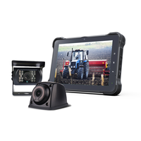 Tablet PC Robusta para Tractor Agrícola de 7 Pulgadas, IP67, Qualcomm Octa Core, Android, GPS/WIFI/4G/BT, con Cámara de 4 Canales, DMS y ADAS