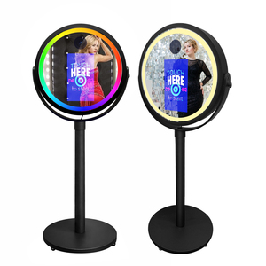 Miroir selfie rond DSLR avec écran tactile et <span class=keywords><strong>logiciel</strong></span> <span class=keywords><strong>gratuit</strong></span> pour les mariages, les fêtes et les événements - Product Image 3