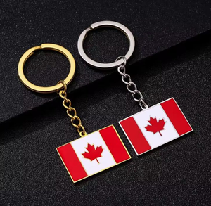 Llaveros de Acero Inoxidable con Mapa de País y Bandera, Resistentes a la Decoloración, Impermeables, Duraderos, para Souvenir o Uso Diario - Product Image 4