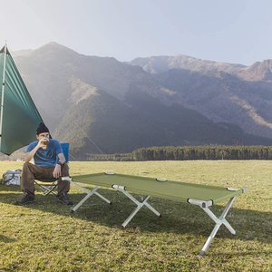 Silla Plegable Popular para Playa, Tela Oxford, Cama de Camping Plegable - Product Image 5