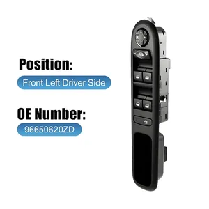 96650620ZD 6490X6 6490.X6 Interruptor de control del <span class=keywords><strong>elevalunas</strong></span> eléctrico principal del lado del conductor para <span class=keywords><strong>Peugeot</strong></span> <span class=keywords><strong>3008</strong></span> 5008 Hatchback Wagon 2006-2016 - Product Image 4