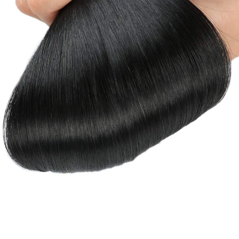 Hot Selling #1 Directe Fabriek Aangepaste Double Drawn Dik Eindigt Remy Clip In Hair Extension