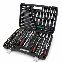 Lot de 216 outils mécaniques en acier inoxydable, boîte à outils, kit de clés mixtes 1/2" 1/4" 3/8", jeu de douilles, réparation automobile OEM ODM