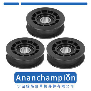 Polea tensora de plástico para cortacésped, 56,5 mm de diámetro exterior, pieza de repuesto negra para accesorios de cortacésped - Product Image 3