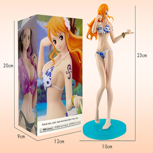 Figuras De <span class=keywords><strong>One</strong></span> <span class=keywords><strong>Piece</strong></span> Shining Charm Summer Swimwear Scene Nami <span class=keywords><strong>Robin</strong></span> Empres Shirahoshi Anime Doll Figures Set para colección - Product Image 3