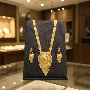 Wholesale Brass Fashion 14K 18K 24K Micron Gold Plated <b>Long</b> <b>Necklaces</b>, Traditional Design Jewelry Set, Forming <b>Long</b> Jewelry Set. - Product Image 3