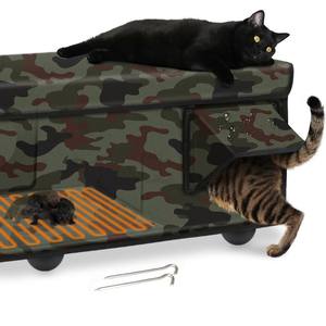 Refugio para Gatos Impermeable e Indestructible para Exteriores, <span class=keywords><strong>Casa</strong></span> para Gatos Rectangular/Cuadrada con Calefacción, Segura para Gatos - Product Image 3