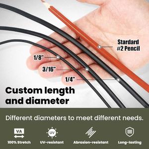 Cordon <span class=keywords><strong>élastique</strong></span> réglable robuste avec crochets de verrouillage en plastique <span class=keywords><strong>pour</strong></span> la sécurité, le camping en plein air - Product Image 4