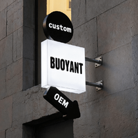Boîte à lumière LED murale extérieure suspendue pour magasin, enseigne lumineuse carrée en acrylique pour publicité