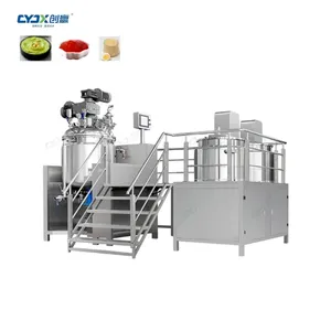 Máquina de fabricación de emulsionante CYJX, mezclador de loción cosmética, emulsionante al vacío, máquina mezcladora homogeneizadora, máquina mezcladora industrial