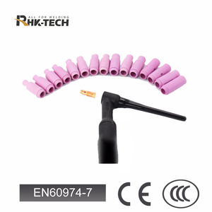 Phụ tùng mỏ hàn <span class=keywords><strong>Tig</strong></span> chuyên nghiệp, cốc gốm alumina hồng RHK 10N44 đến 10N50 dùng cho hàn và hàn nối - Product Image 4