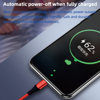 Câble de données de charge rapide en nylon tressé personnalisé en usine, très vendu pour Huawei/Xiaomi/Téléphone/Samsung