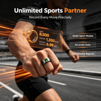 Nouvelle bague connectée de suivi d'activité sportive, étanche, avec moniteur de fréquence cardiaque, d'oxygène sanguin et de sommeil, pour hommes et femmes