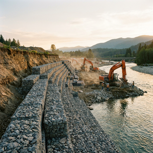 <span class=keywords><strong>Prix</strong></span> d'usine - Gabion galvanisé à double torsion 2x1x1m pour projets d'infrastructure à grande échelle - Product Image 2