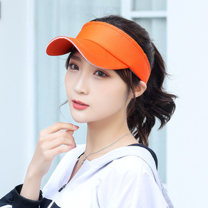 Open Top Tennis Cap For Men And Women Extra Long Visorless Sun Hat Sunscreen Sport Style Adult Promotional Hat - Product Image 2