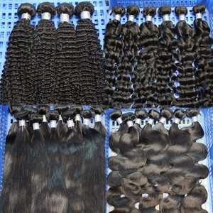 Neuankömmling 15A Straight Bundles Virgin <span class=keywords><strong>Hair</strong></span> Vendors Doppelt gezeichnete Raw Cuticle Aligned Vietnamese Human <span class=keywords><strong>Hair</strong></span> Bundles - Product Image 4
