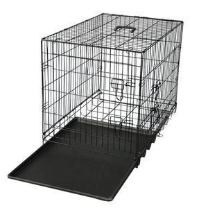Vente en gros de cages en métal de haute qualité Cages pour animaux de compagnie Cages pour chiens portables extérieures robustes et durables avec support de plateau - Product Image 5
