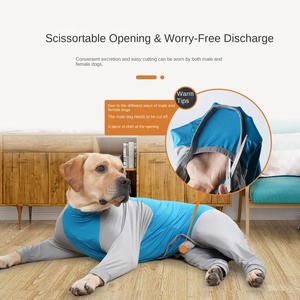 Traje de Recuperación de Manga Larga para Perros, Hembra y Macho, Tamaño Mediano y Grande, para Después de la Cirugía - Product Image 5