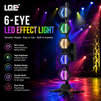 Tira de Luces LED RGB Retro Flash, Luz de Matriz Blanca Cálida con Modo de Control DMX512, Alto CRI 95, 30000 Lúmenes para Fondo de Escenario de Hotel