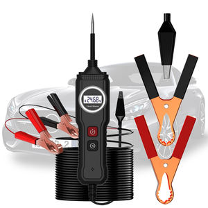 공장용 블랙 전기 LED 라이트 배터리 감지기 단락 회로 테스터 펜 범용 자동차 진단 도구 무선 LCD - Product Image 1