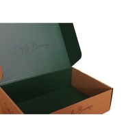 Cajas de Embalaje de Cartón Corrugado Impresas Personalizadas con Carpetas, Laminación Mate y Recubrimiento UV, Reciclables