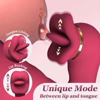 Vibromasseur vibrant à poussée, stimulateur clitoridien, vibromasseur langue en silicone pour femme, jouets sexuels pour femmes, produit pour adultes
