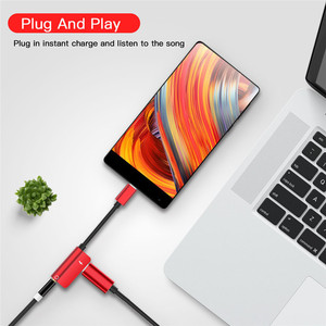 Adattatore 2 in 1 da Type C a <span class=keywords><strong>Jack</strong></span> <span class=keywords><strong>per</strong></span> <span class=keywords><strong>Cuffie</strong></span> 3.5mm, Cavo Convertitore USB C <span class=keywords><strong>per</strong></span> Huawei Xiaomi Samsung, Cavo <span class=keywords><strong>di</strong></span> Ricarica Dropship - Product Image 3