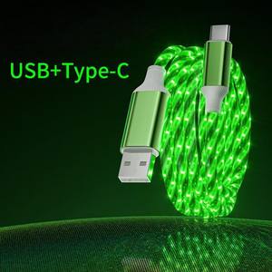<span class=keywords><strong>สาย</strong></span>ชาร์จเร็ว 5A แบบ Type-C พร้อมไฟ LED ไหล 1 เมตร <span class=keywords><strong>ส</strong></span>ำหรับถ่ายโอนข้อมูลโทรศัพท์มือถือ <span class=keywords><strong>ส</strong></span>ี RGB ของขวัญโปรโมชั่น - Product Image 5